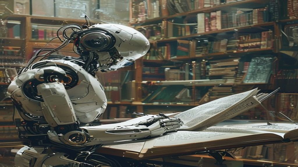 AI writing novel